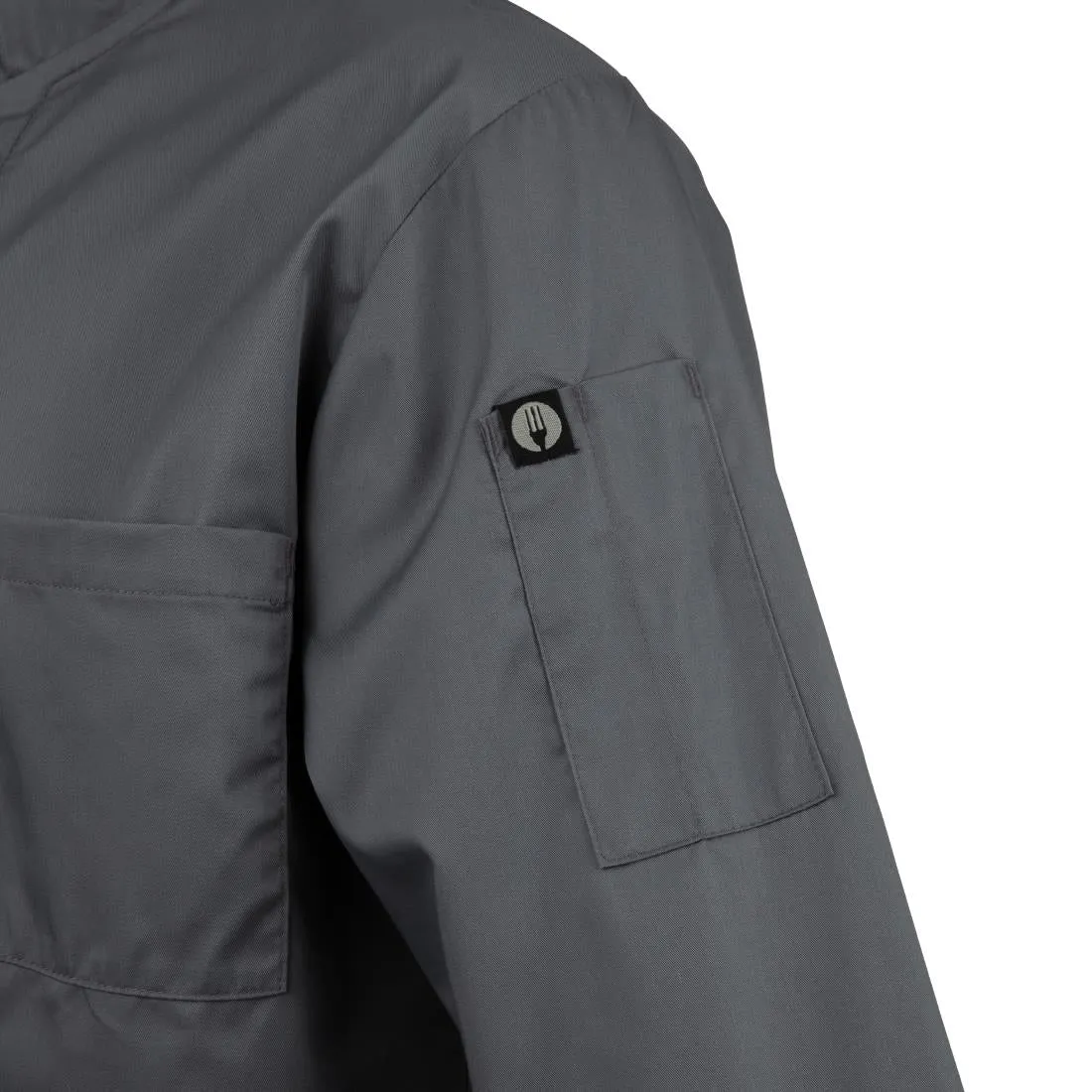 Colour By Chef Works Unisex Chef Jacket Grey 3XL
