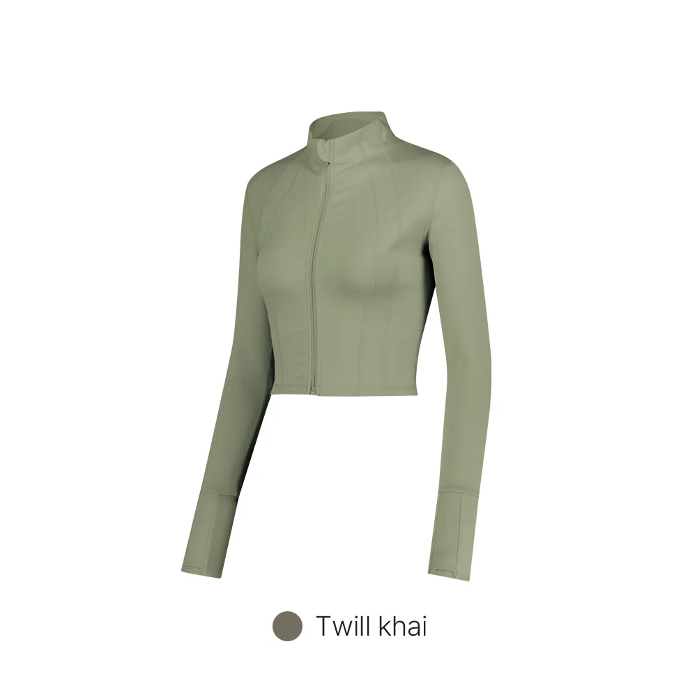 Comfort Fit Cropped Jacket