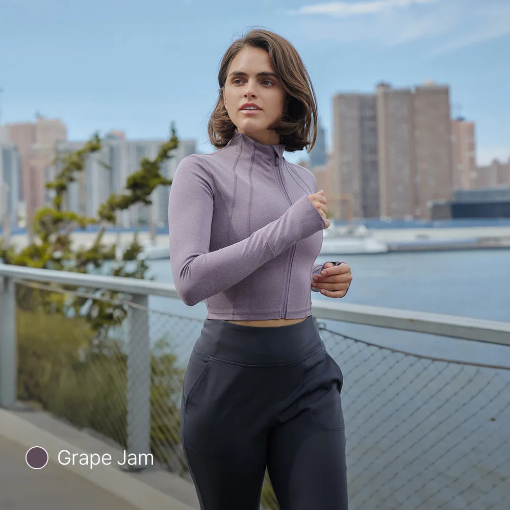 Comfort Fit Cropped Jacket