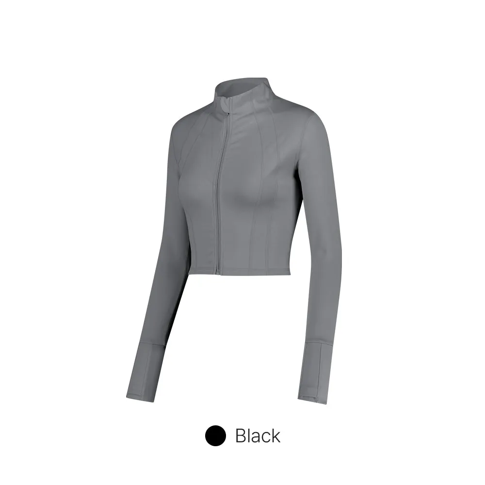 Comfort Fit Cropped Jacket
