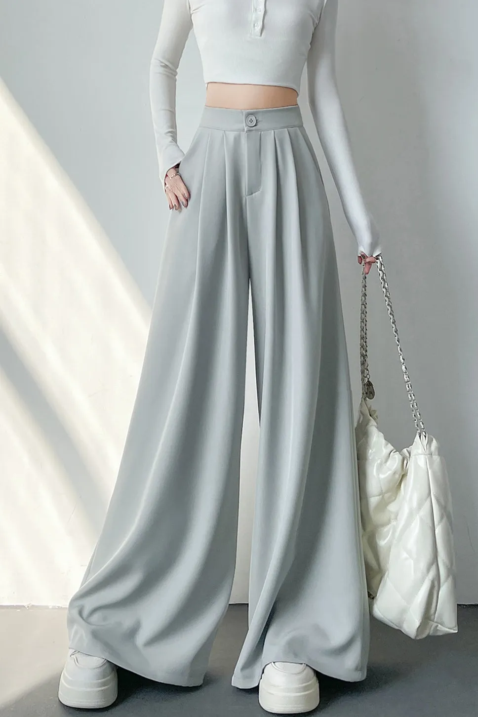 Comfortable and Breathable Wide-Leg Pants for Women