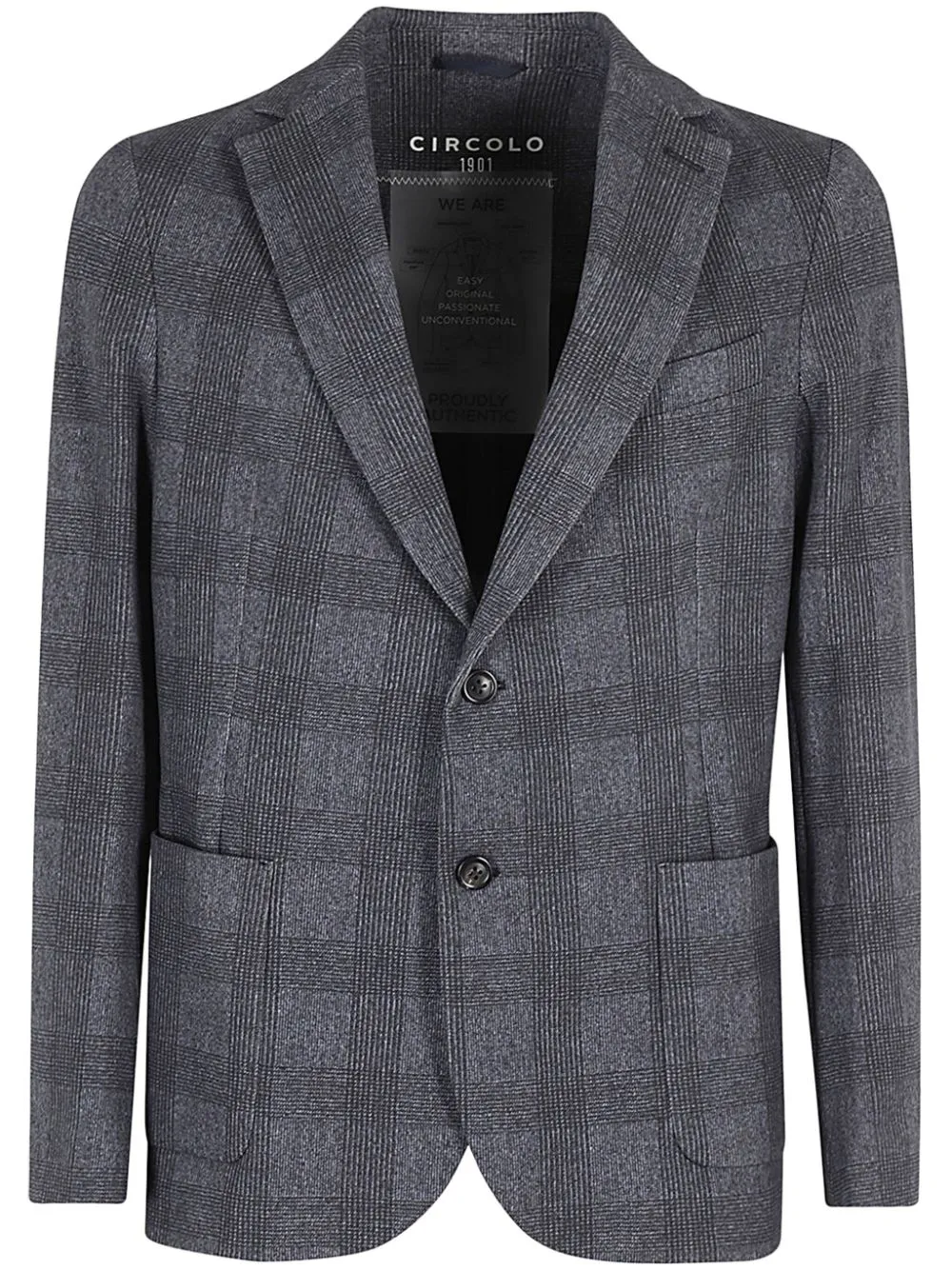 Cotton single-breasted jacket