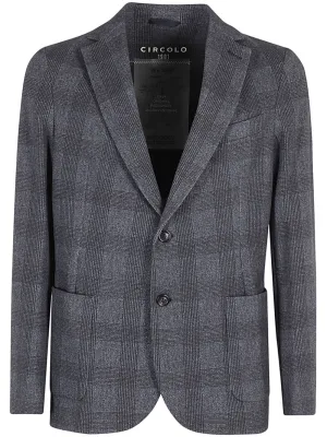 Cotton single-breasted jacket