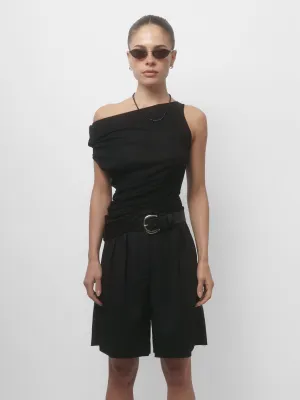 Courtney Zheng Merino Tank Black