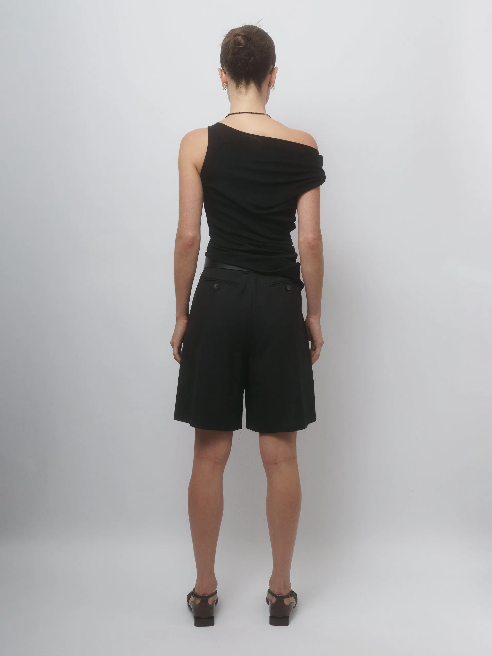 Courtney Zheng Merino Tank Black