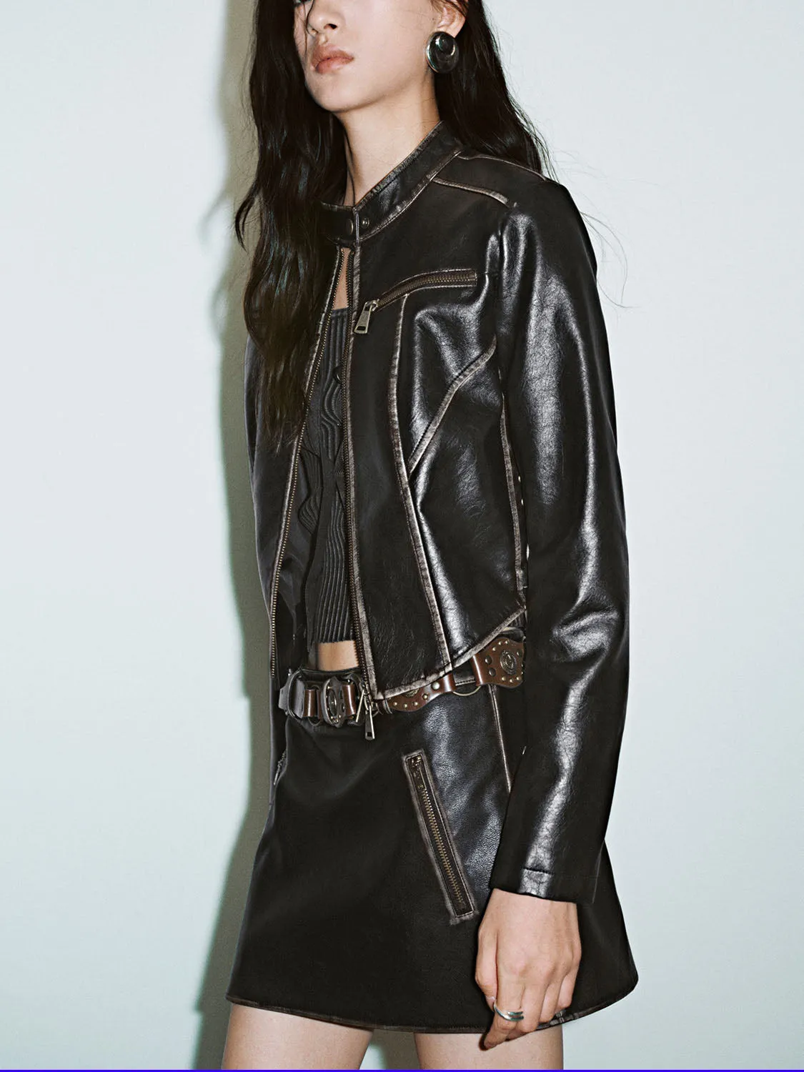 Cropped Biker Jackets