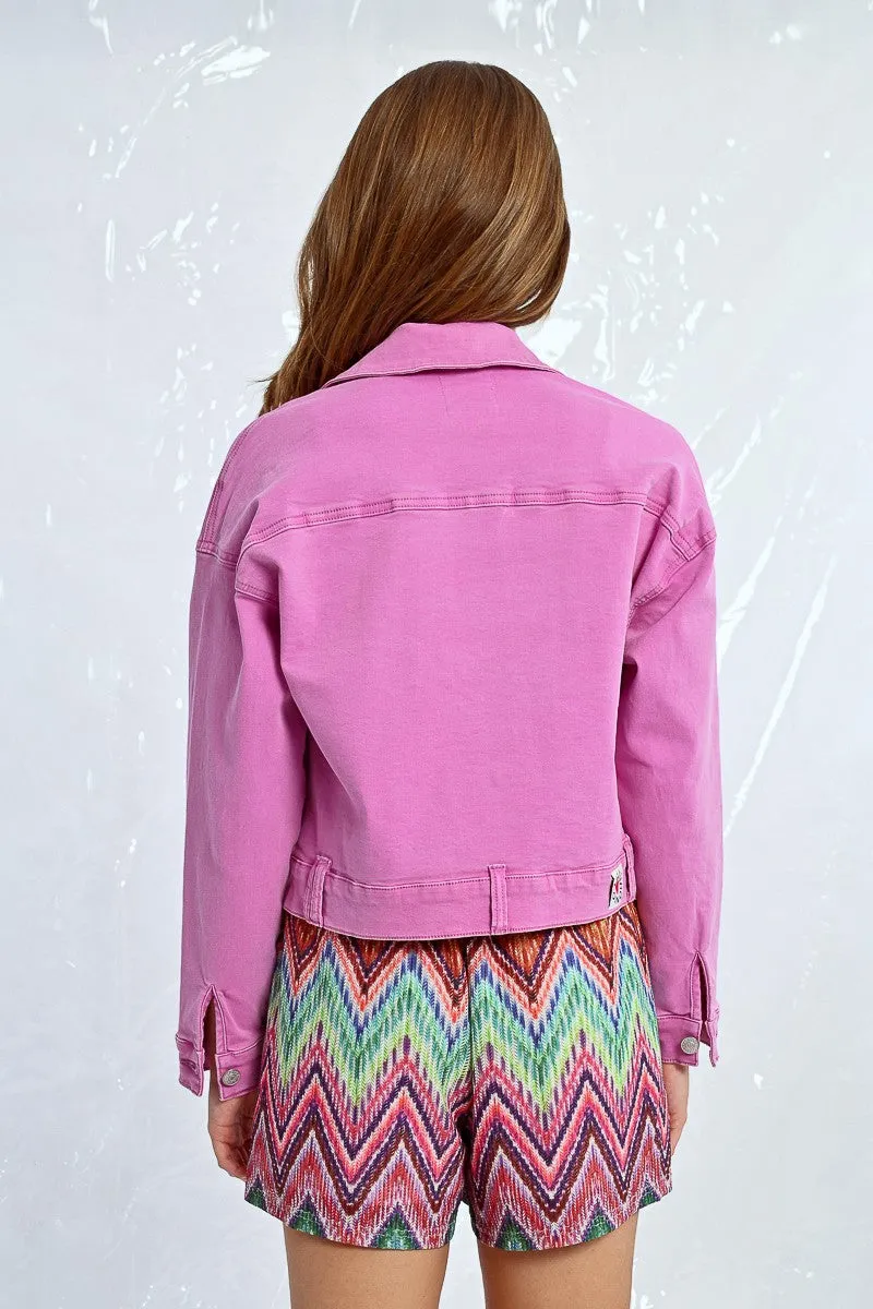 CROPPED DENIM JACKET