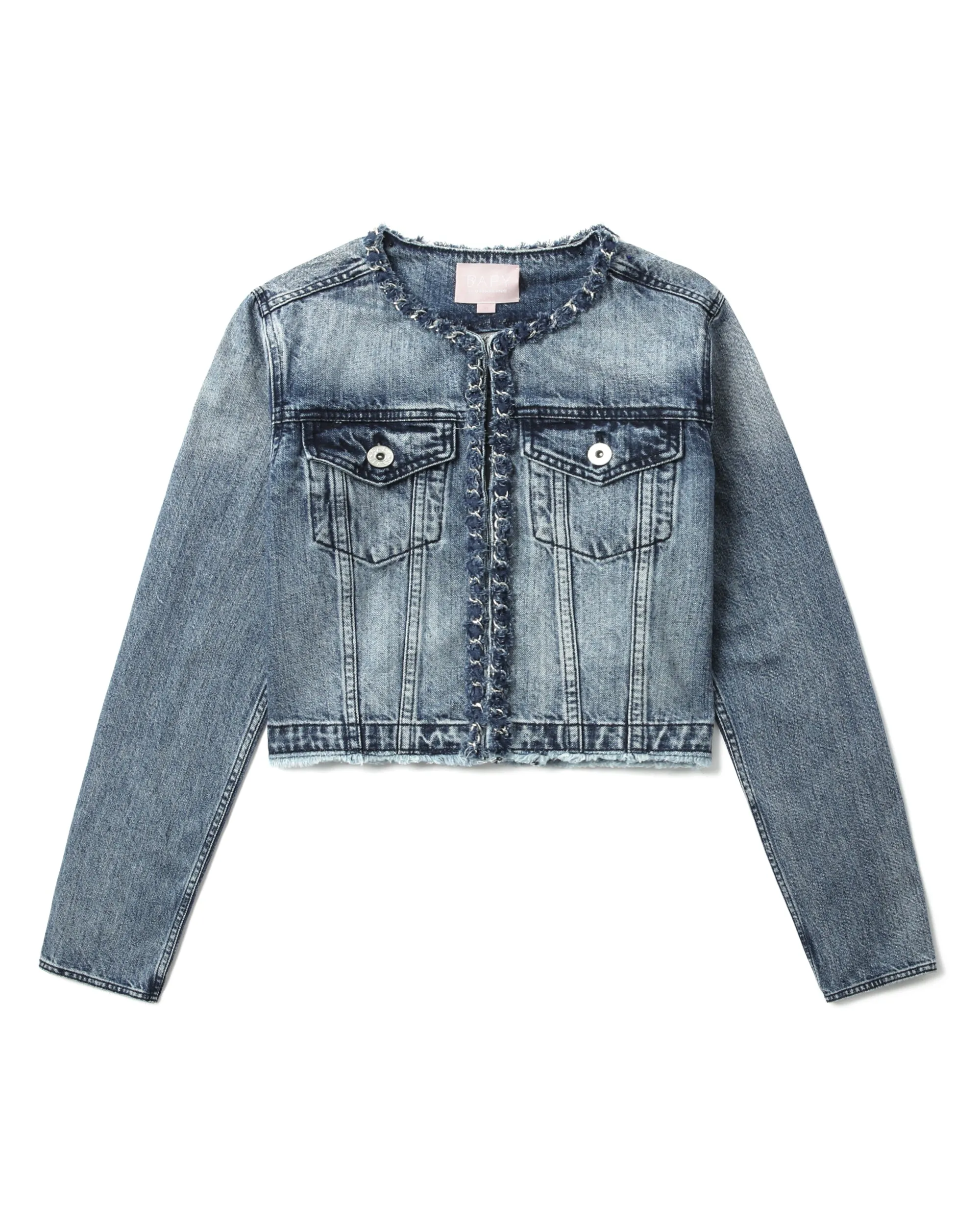 Cropped denim jacket