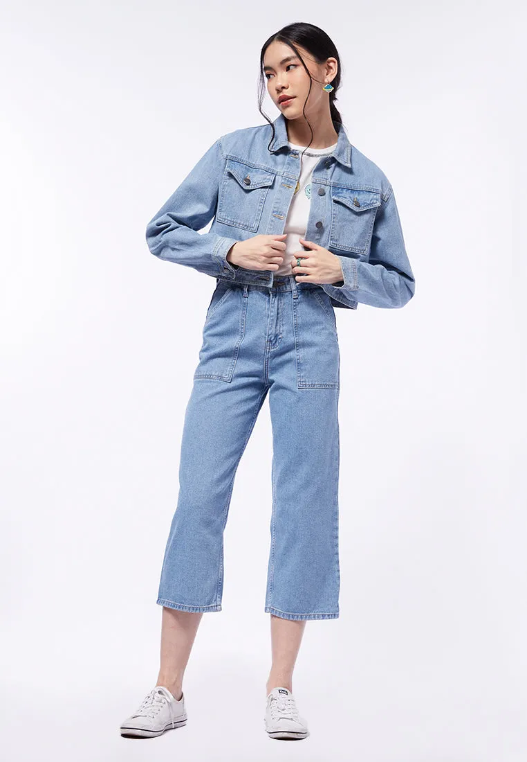Cropped Denim Jacket