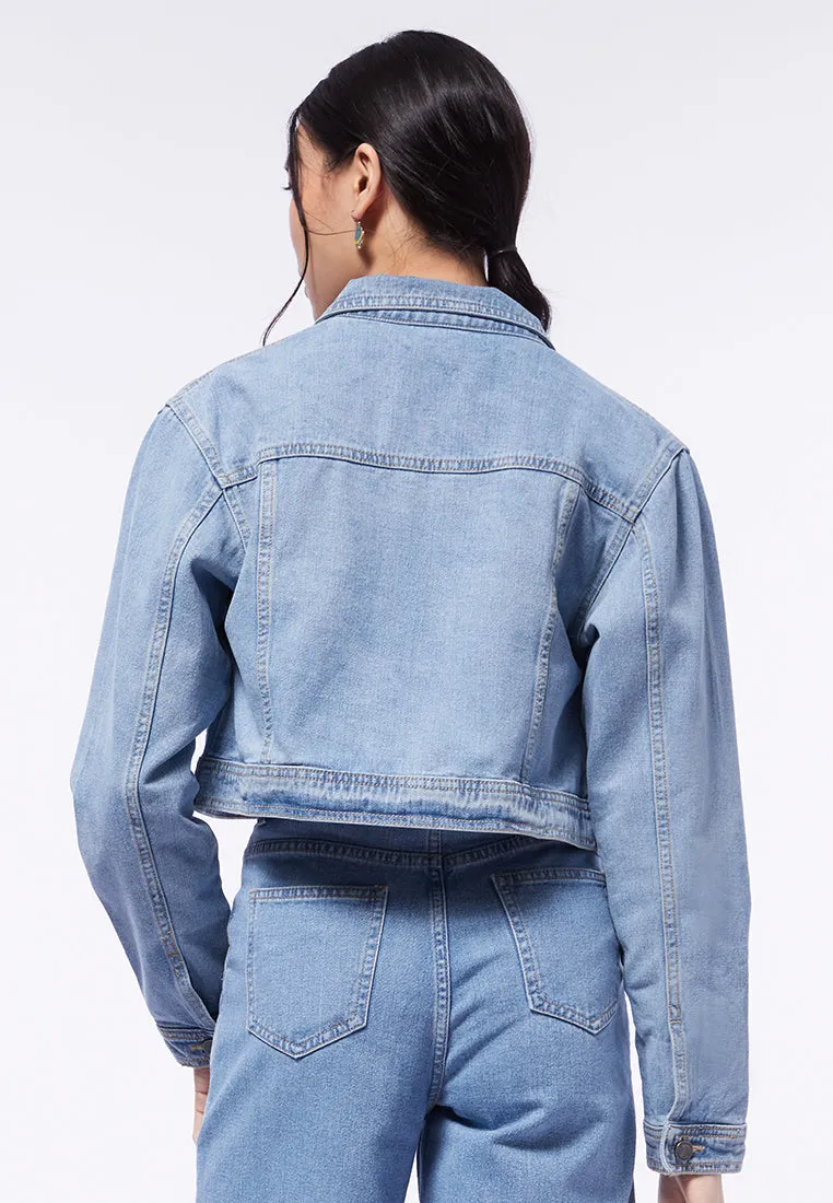 Cropped Denim Jacket