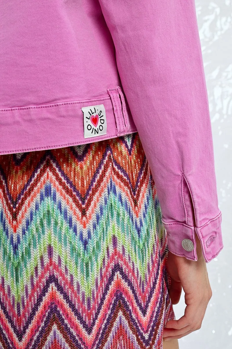 CROPPED DENIM JACKET