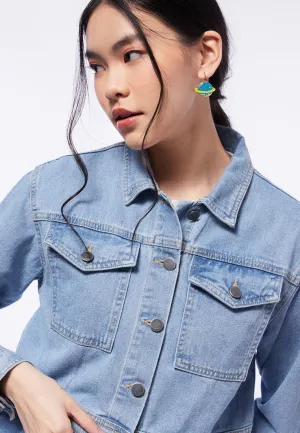 Cropped Denim Jacket