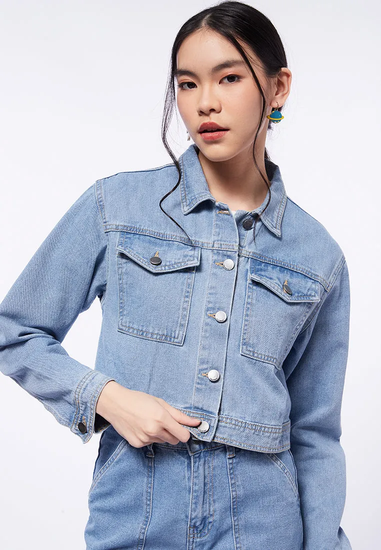 Cropped Denim Jacket