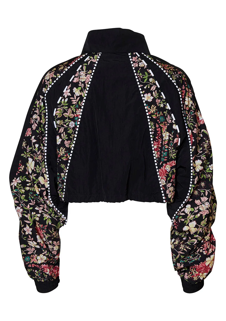 Cropped Floral Quilted Jacket