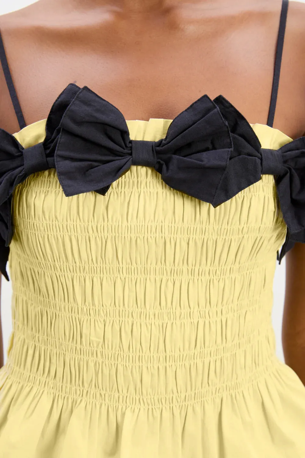 Damson Madder - Bea Cami - Butter / Black