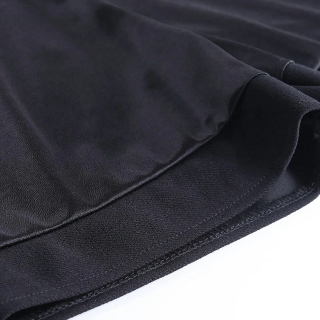 Dark Cross Print High-Waist Pleated Skirt