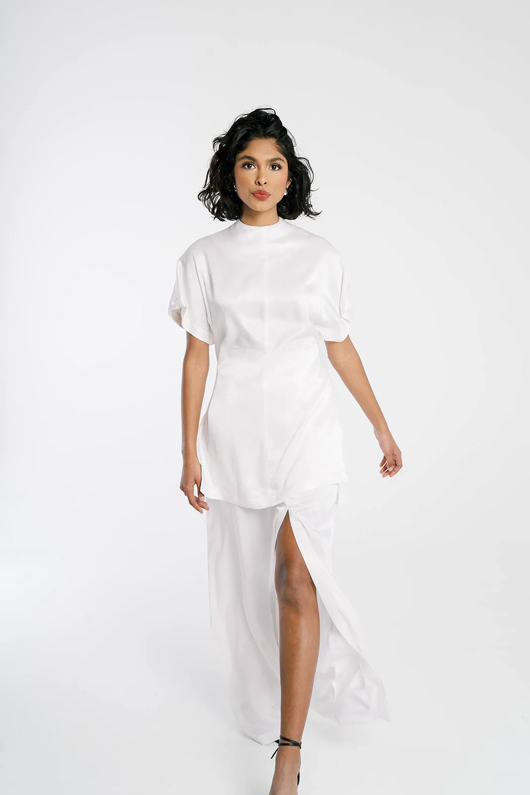 DAVITA | Kimono Sleeve Top with Open Back