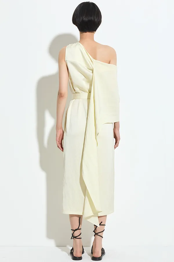 Dera Sleeveless Dress in Vanilla