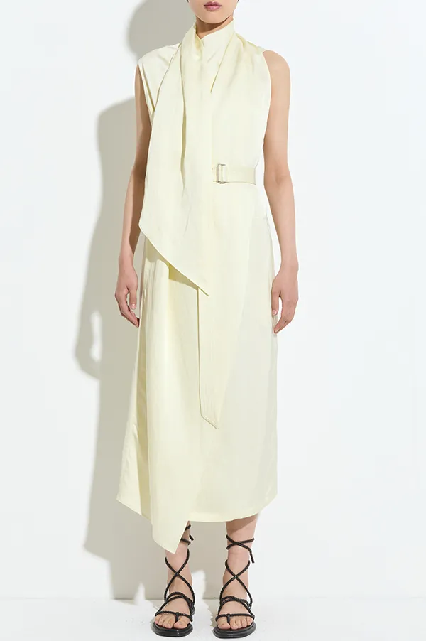 Dera Sleeveless Dress in Vanilla
