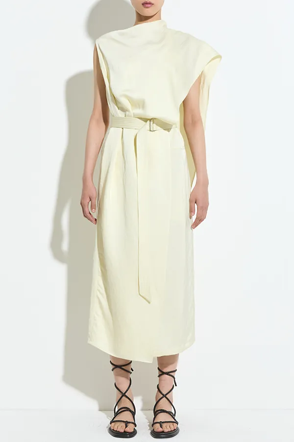 Dera Sleeveless Dress in Vanilla