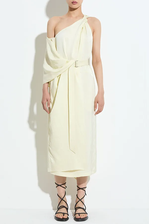 Dera Sleeveless Dress in Vanilla