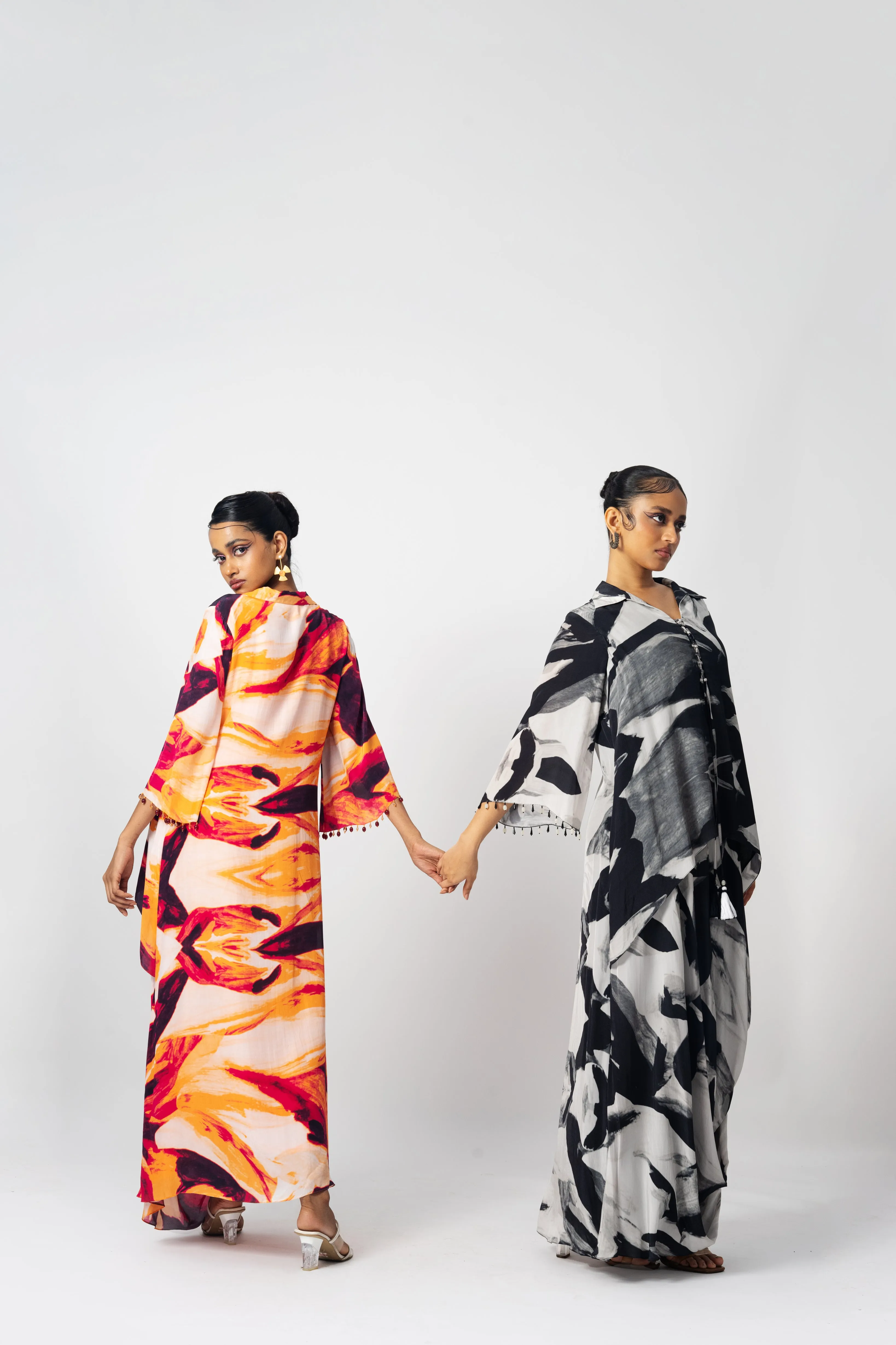 Dhoti drape dress