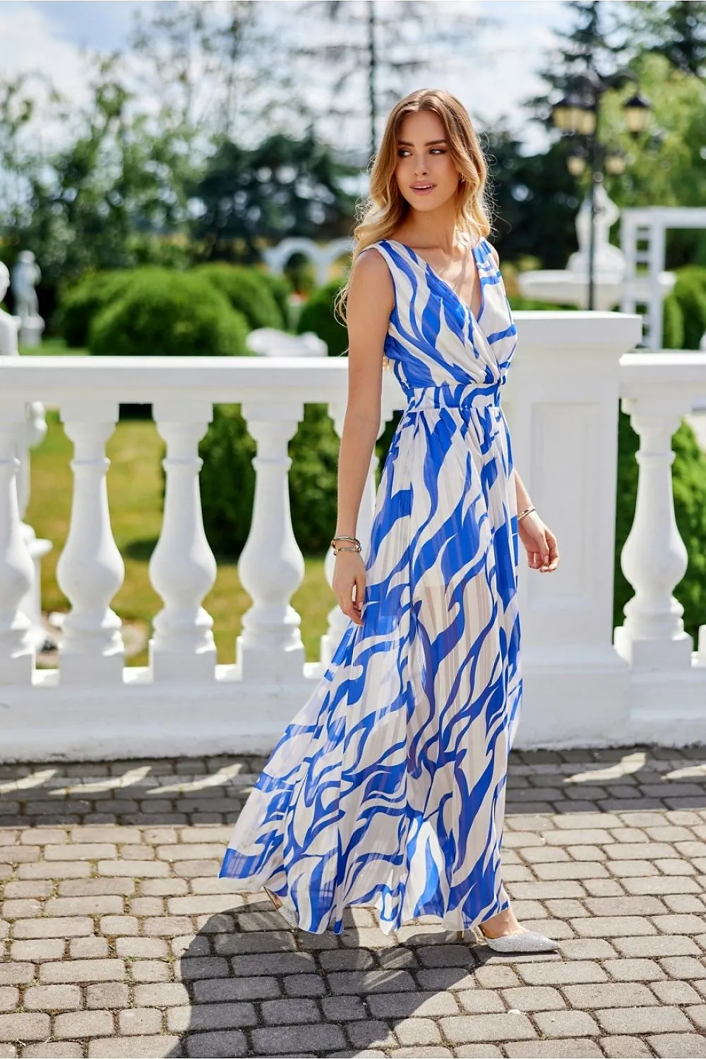 Draped Cutout Maxi Elegance Dress