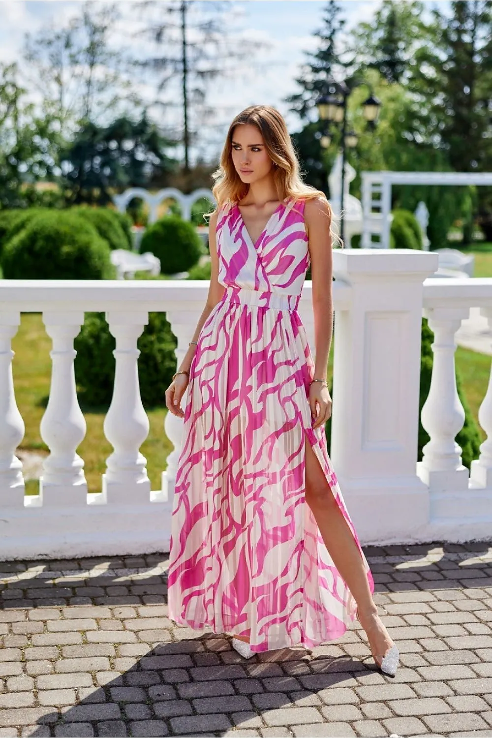 Draped Cutout Maxi Elegance Dress