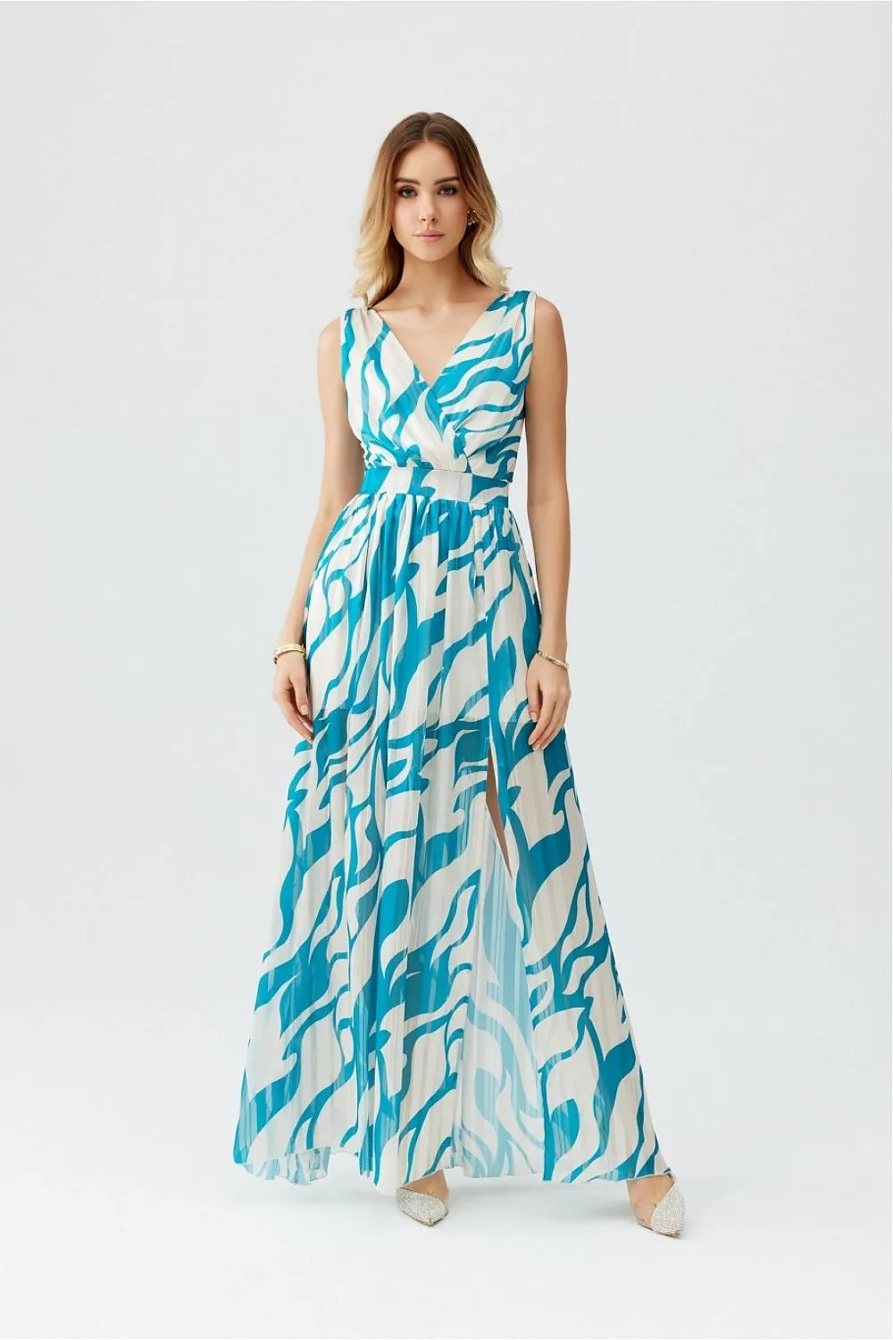 Draped Cutout Maxi Elegance Dress