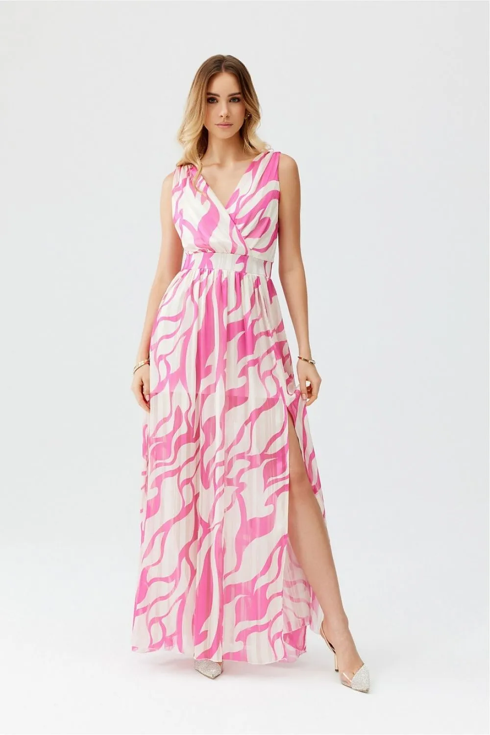 Draped Cutout Maxi Elegance Dress