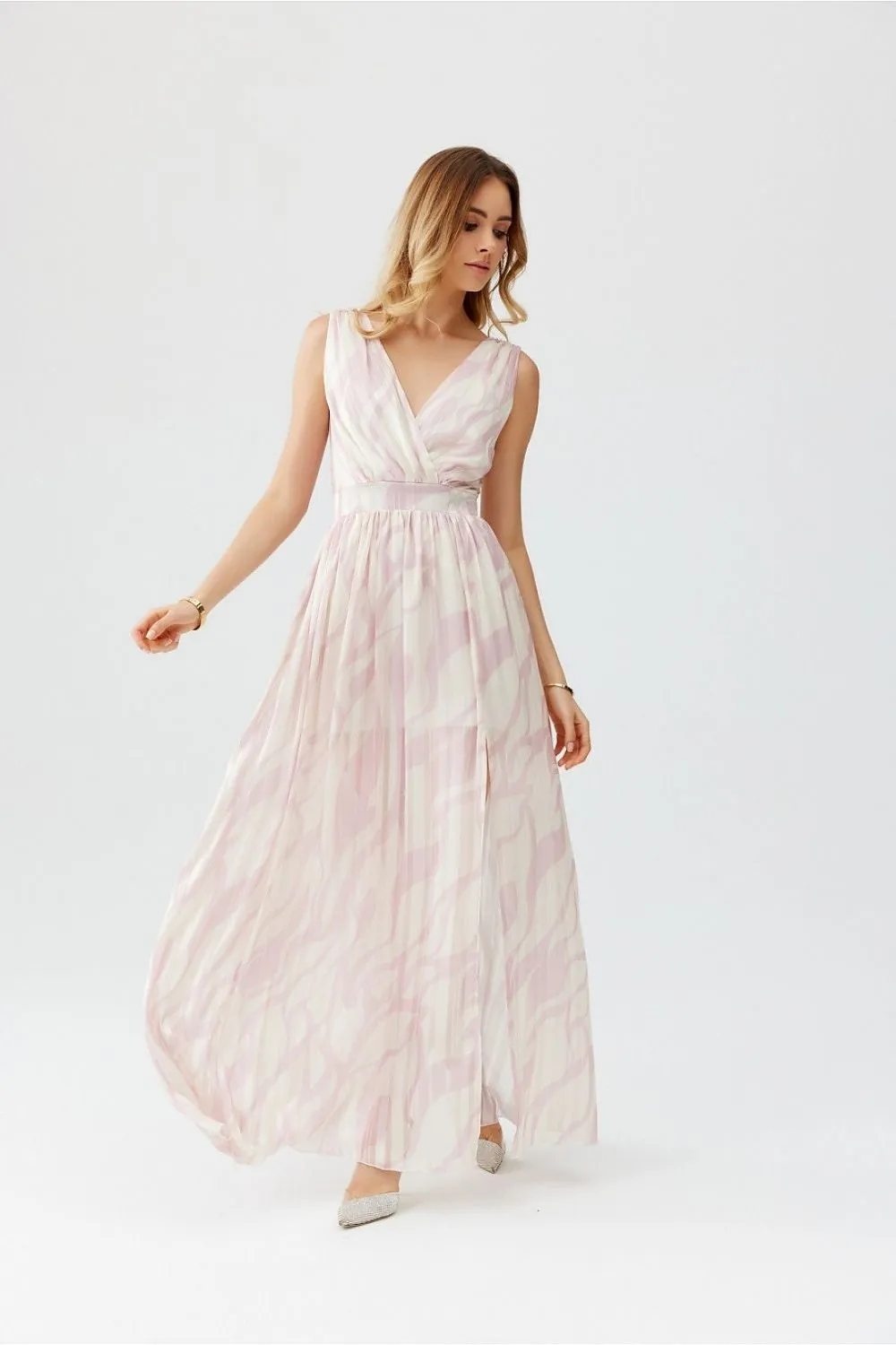 Draped Cutout Maxi Elegance Dress