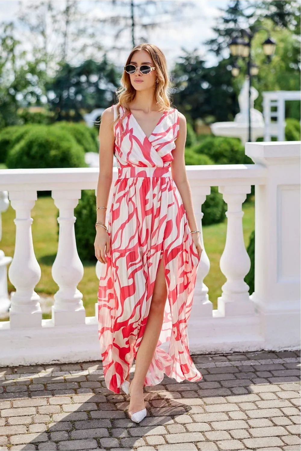Draped Cutout Maxi Elegance Dress