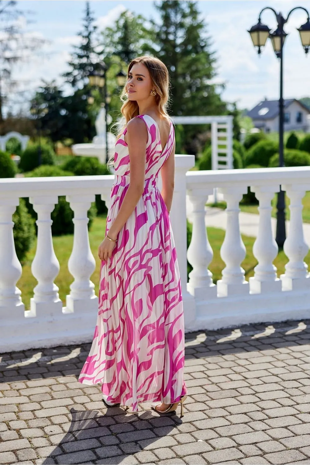 Draped Cutout Maxi Elegance Dress