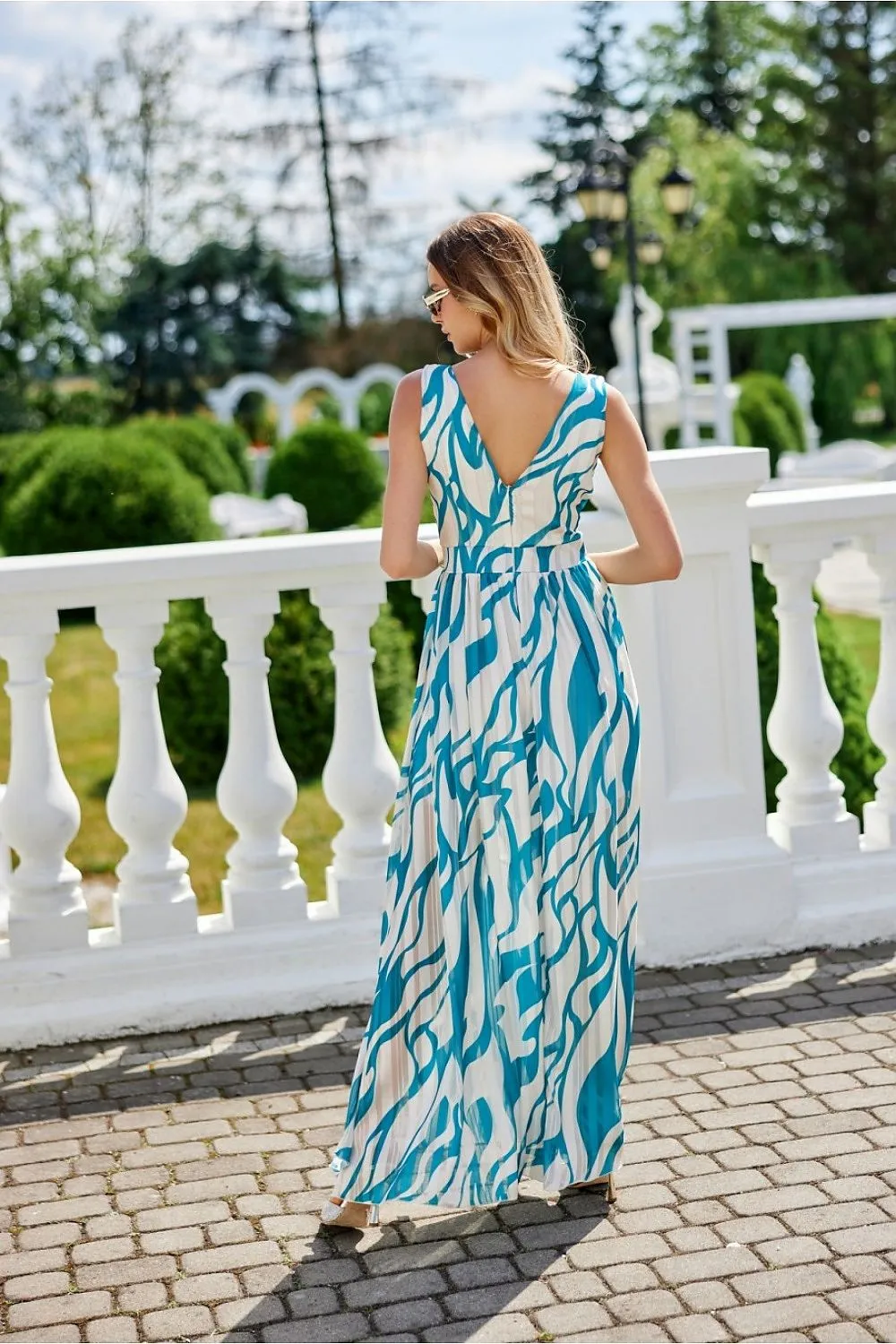Draped Cutout Maxi Elegance Dress