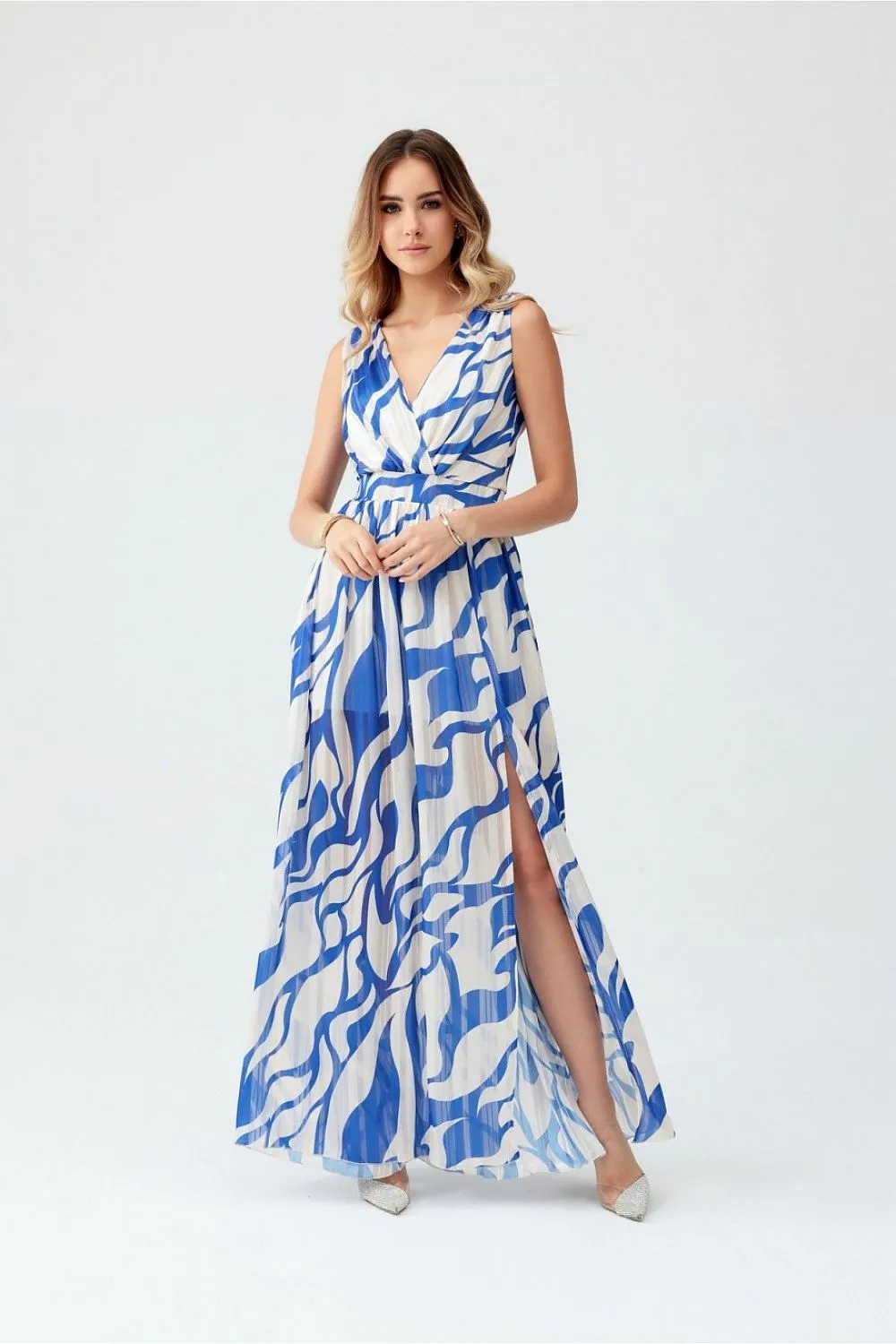 Draped Cutout Maxi Elegance Dress