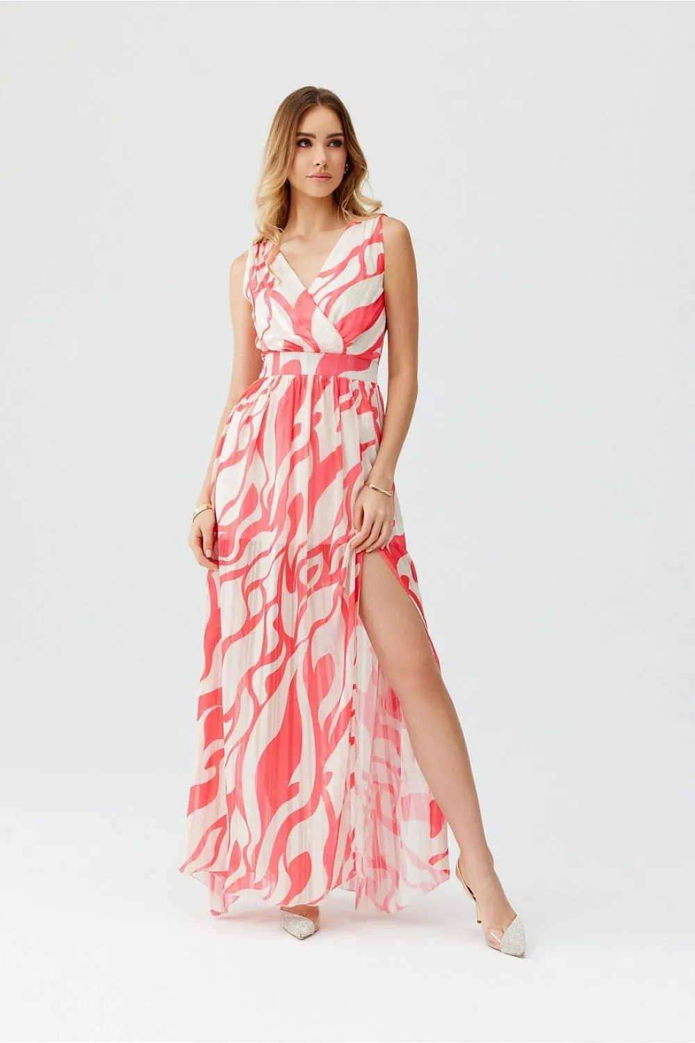 Draped Cutout Maxi Elegance Dress