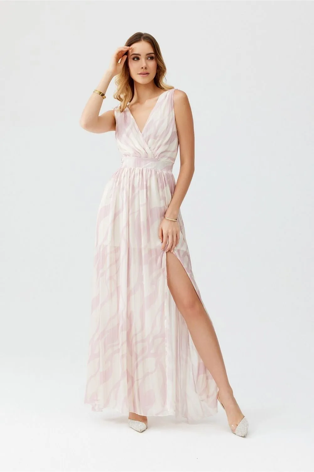 Draped Cutout Maxi Elegance Dress
