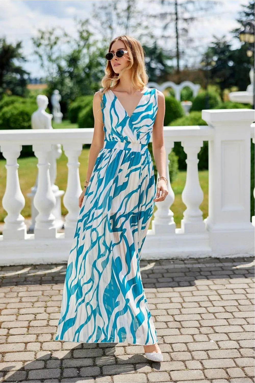 Draped Cutout Maxi Elegance Dress