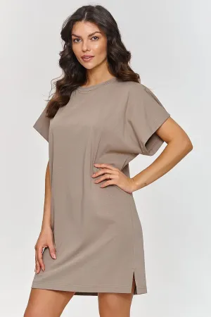 Draped Side-Cut Mini Dress