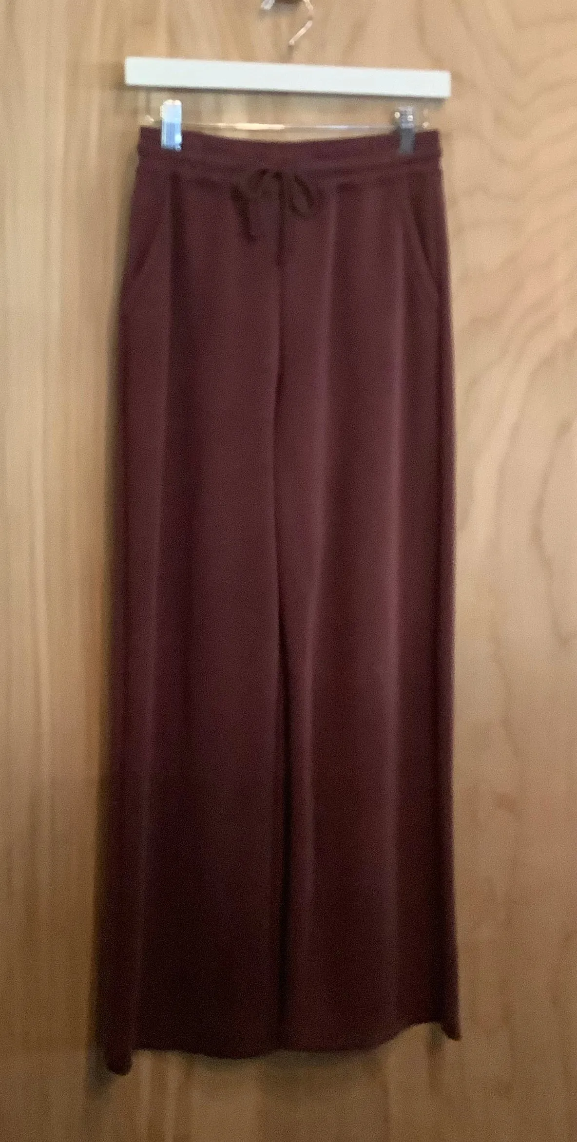 Drawstring Modal Wide Leg Pants