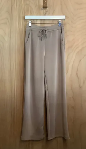 Drawstring Modal Wide Leg Pants