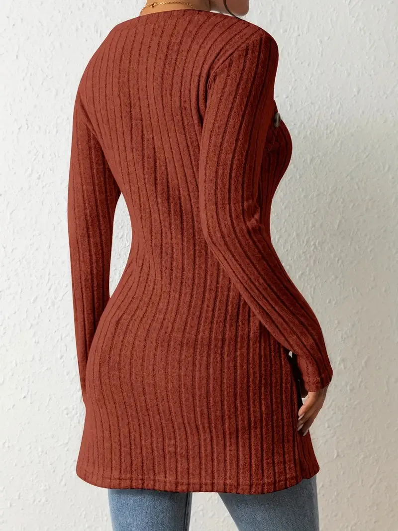 Elodie | Elegant Asymmetrical Pullover