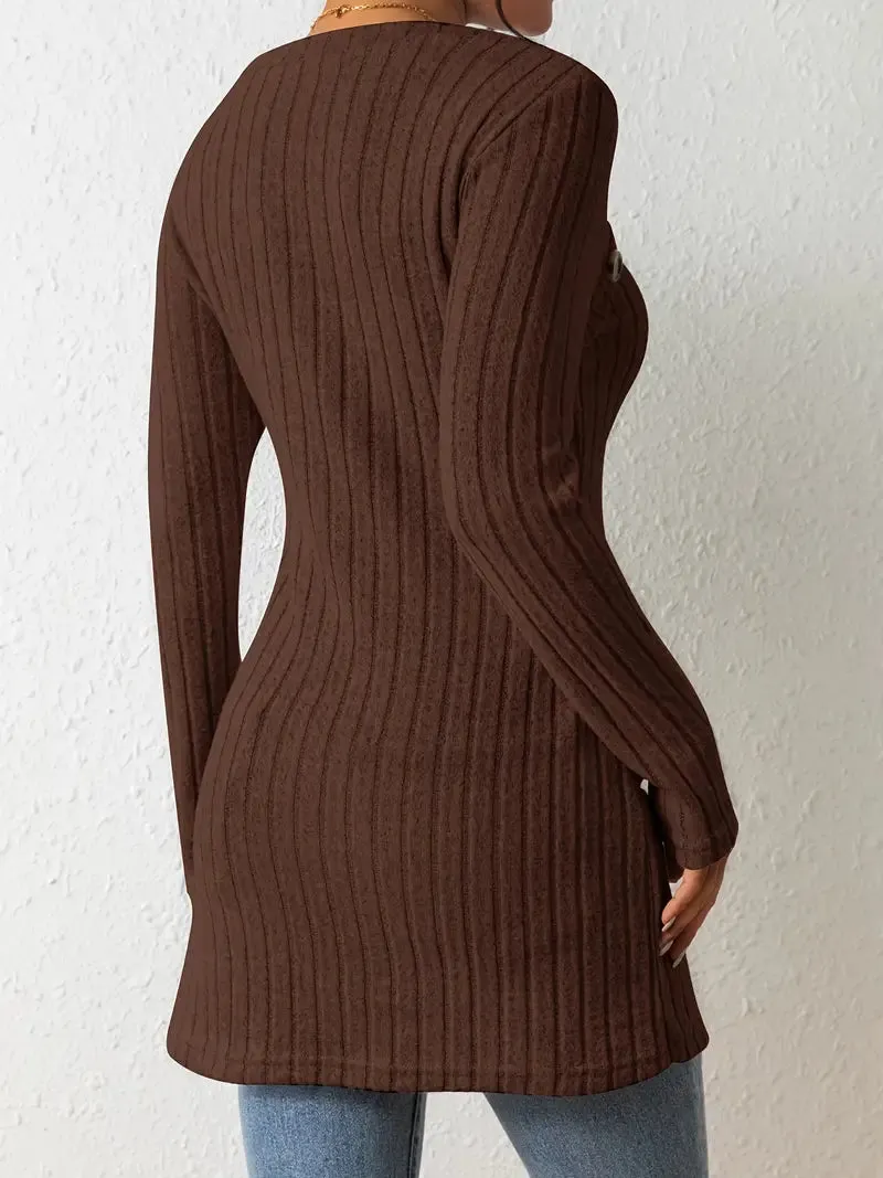 Elodie | Elegant Asymmetrical Pullover