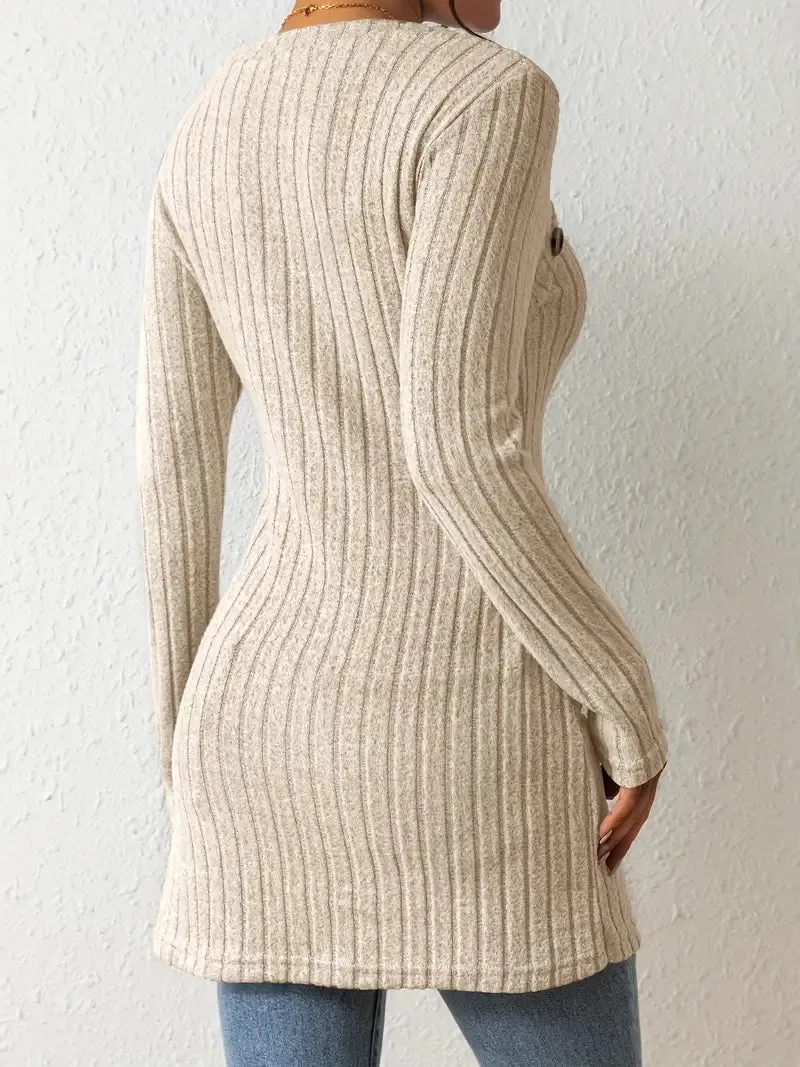 Elodie | Elegant Asymmetrical Pullover