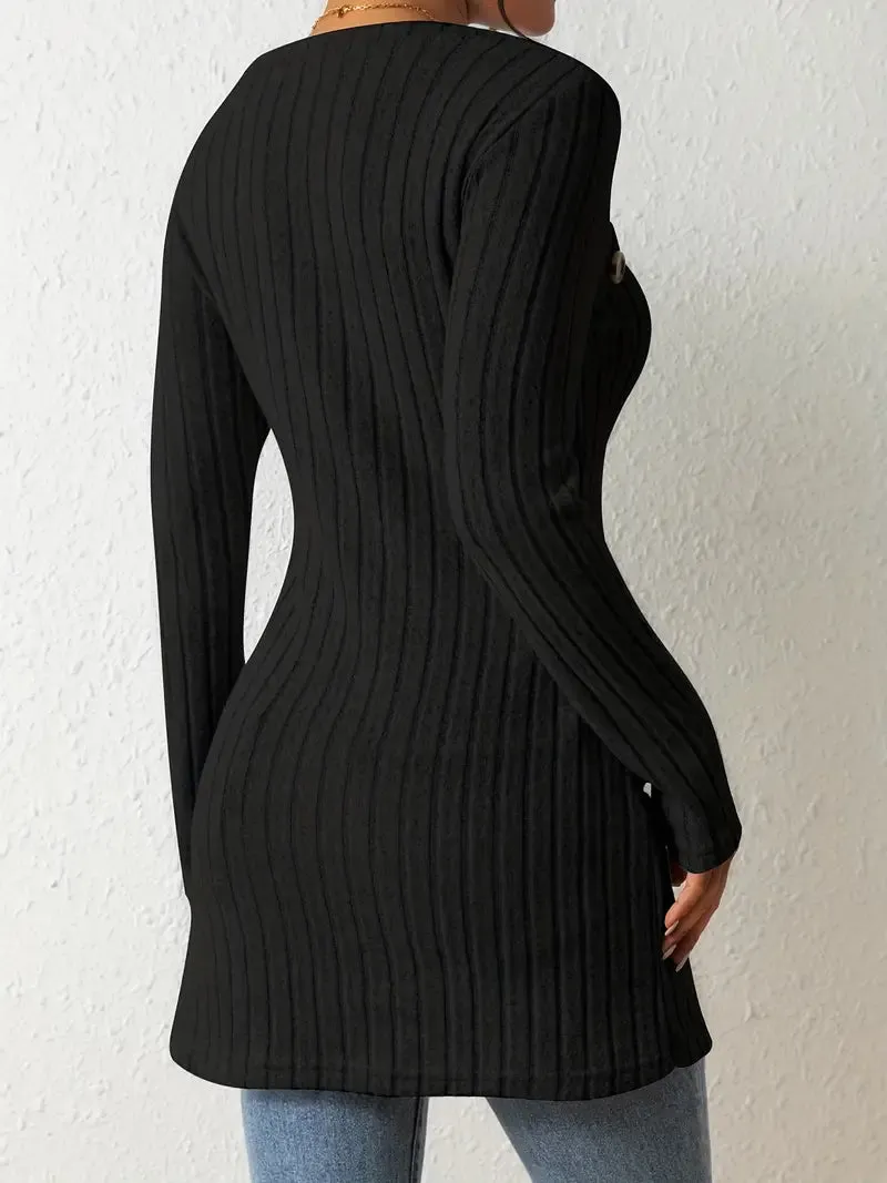 Elodie | Elegant Asymmetrical Pullover