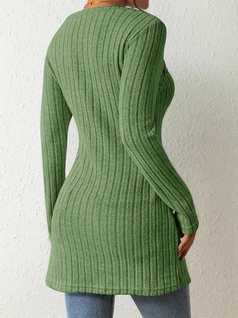 Elodie | Elegant Asymmetrical Pullover