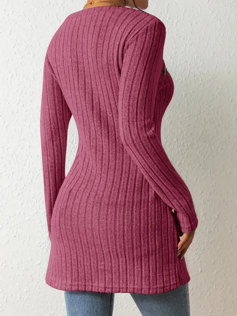Elodie | Elegant Asymmetrical Pullover