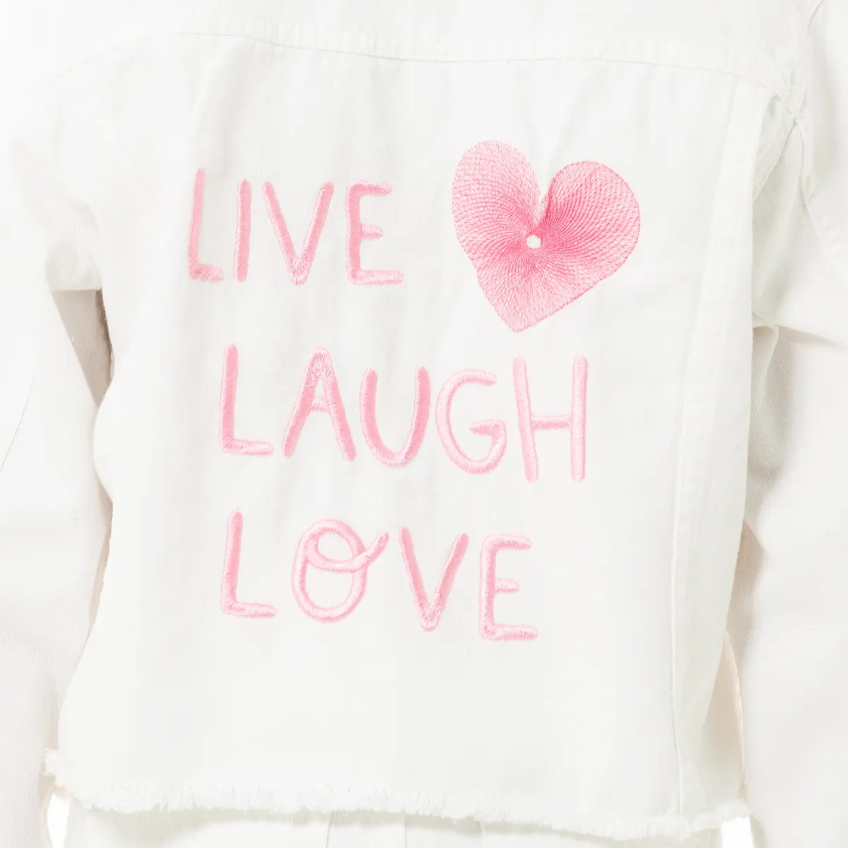 EMBROIDERED DENIM JACKET FOR GIRLS