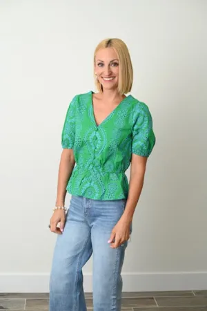Emily Peplum Top