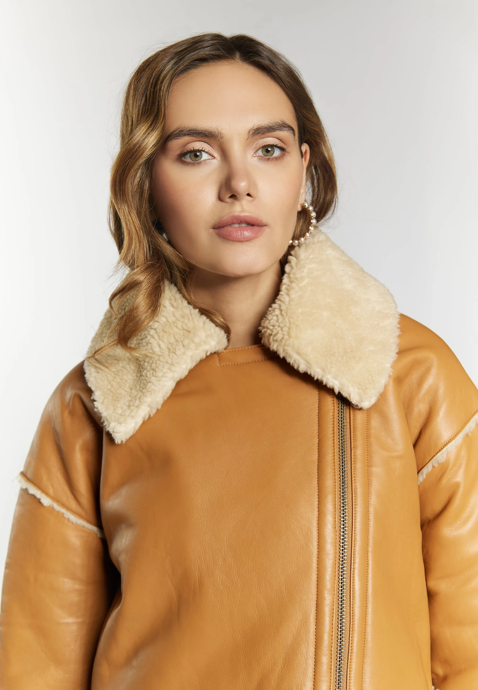 faina Women's Leather Jacket